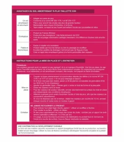 RACINE - Paillis couleur jaune aire de jeux r play 5/30mm, sac 50 l - rpl023