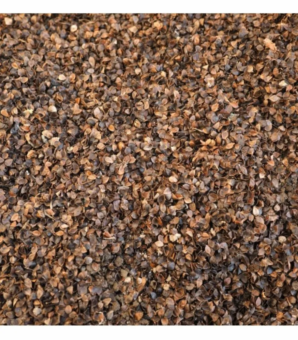 RACINE - Paillis de cosses de sarrasin, idéal contre les mauvaises herbes - sac de 50 l - pro93