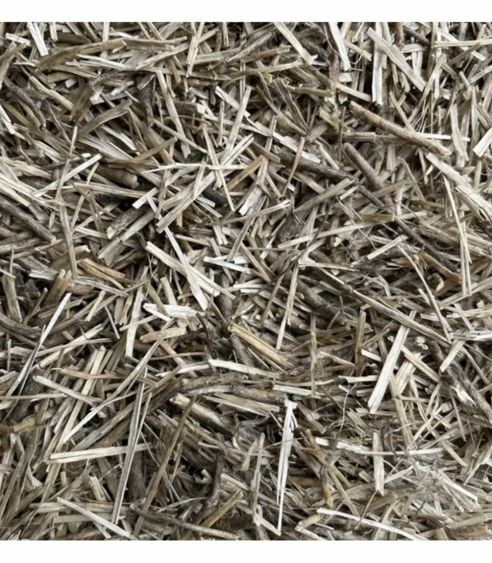 RACINE - Paillis de lin, organique et naturelle pour jardins potagers, 21 balles de 220l - f-pai058-21x220