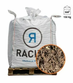 RACINE - Structurant composteur, big bag de 500 l - aération et absorption de l'humidité - pro40