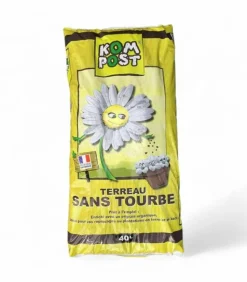 RACINE - Terreau sans tourbe prêt à l'emploi, 57 sacs de 40 l - kom27-57x40