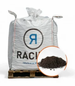 RACINE - Terreau substrat pour regarnissage gazon pour sol sportif, big bag 500 l - pro446