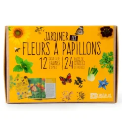 RADIS ET CAPUCINE - Coffret graines de fleurs à papillons