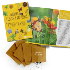 RADIS ET CAPUCINE - Coffret graines de fleurs à papillons