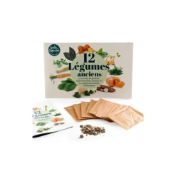 RADIS ET CAPUCINE - Enveloppe de graines anciens à semer (12 variétés)