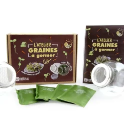 RADIS ET CAPUCINE - L'atelier graines à germer coffret 50 gr
