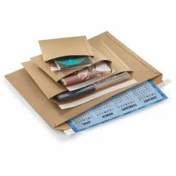 RAJA - 5 pochettes cartonnées fermeture adhésive - 33,4 x 23,4 cm