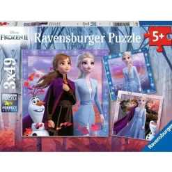RAVENSBURGER - Puzzle disney la reine des neiges 3x49 pcs