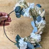 RECONCILIATION VEGETALE - Couronne murale de fleurs séchées henriette d20cm