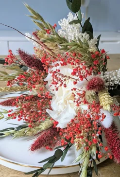 RECONCILIATION VEGETALE - Bouquet de fleurs séchées passion taille s