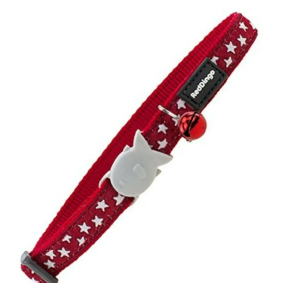 RED DINGO - Collier pour chat rouge 20-32 cm