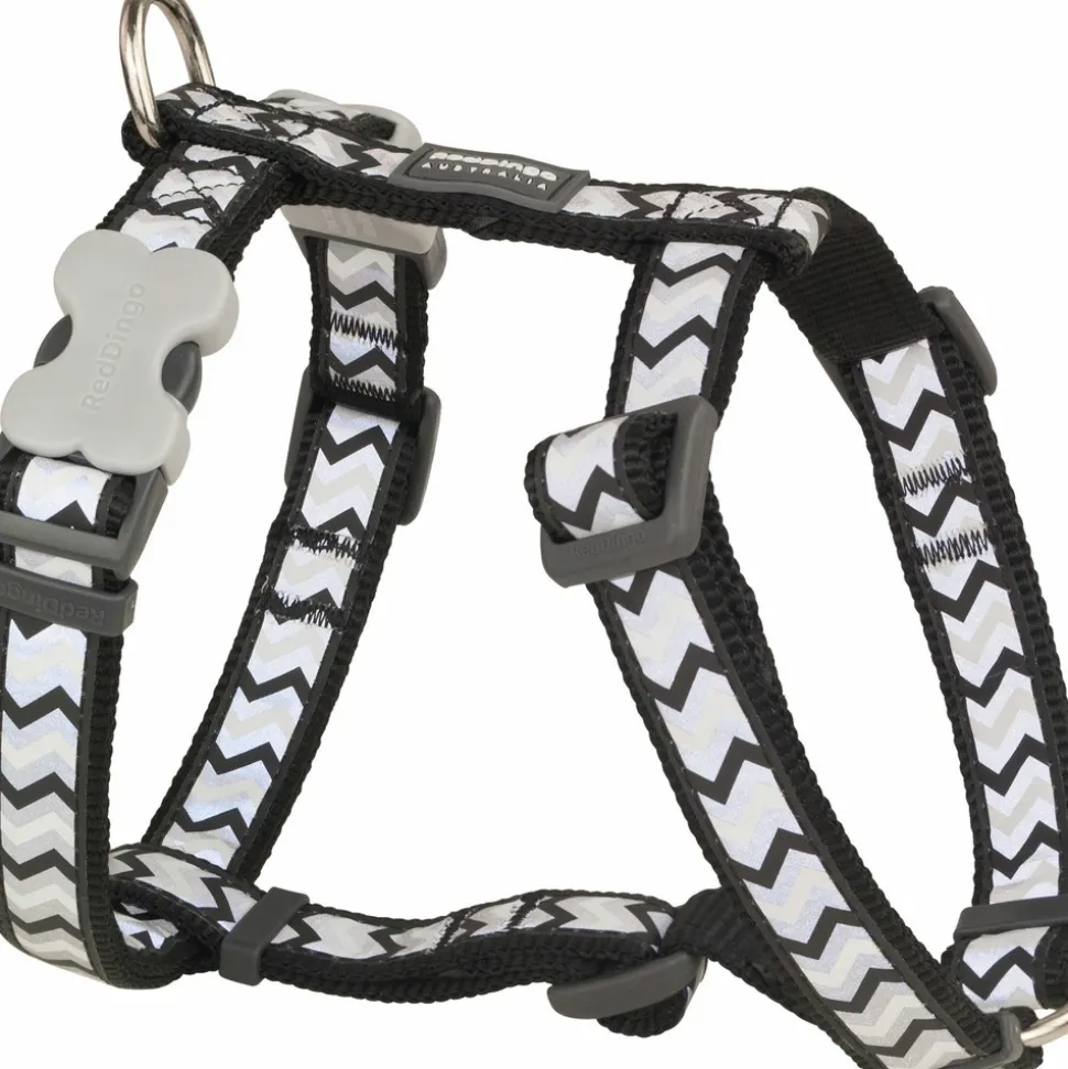 RED DINGO - Harnais réglable red dingo reflective ziggy noir taille : t1