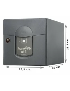 RENZ - Boite aux lettres solea 2 portes gris anthracite - renz