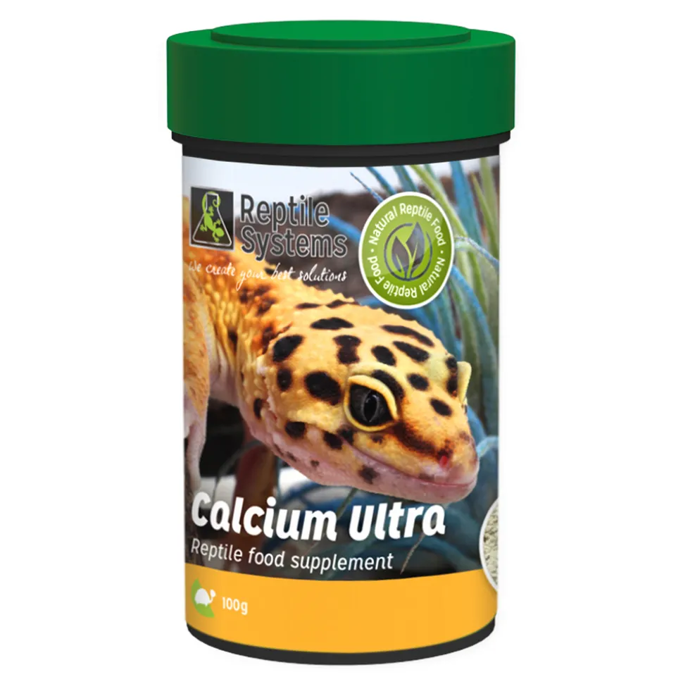 REPTILE SYSTEMS - Calcium Ultra complément alimentaire pour reptiles 100g
