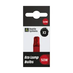 REPTILE SYSTEMS - Lampe de rechange éco halogène rouge 50W x2