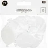 RICO DESIGN - 12 ballons en bois blanc grand 52 mm