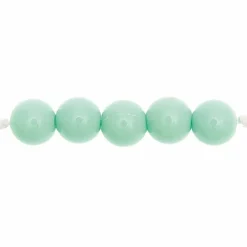 RICO DESIGN - 24 perles rondes 10 mm - menthe