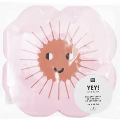 RICO DESIGN - 20 serviettes en papier fleur 16 x 16 cm