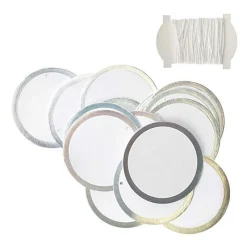 RICO DESIGN - 24 étiquettes à suspendre papier ronds