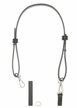 RICO DESIGN - Bandoulière courte - noir et argent - 78,5 cm