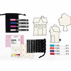 RICO DESIGN - Feutre pour textile 3 mm - rouge