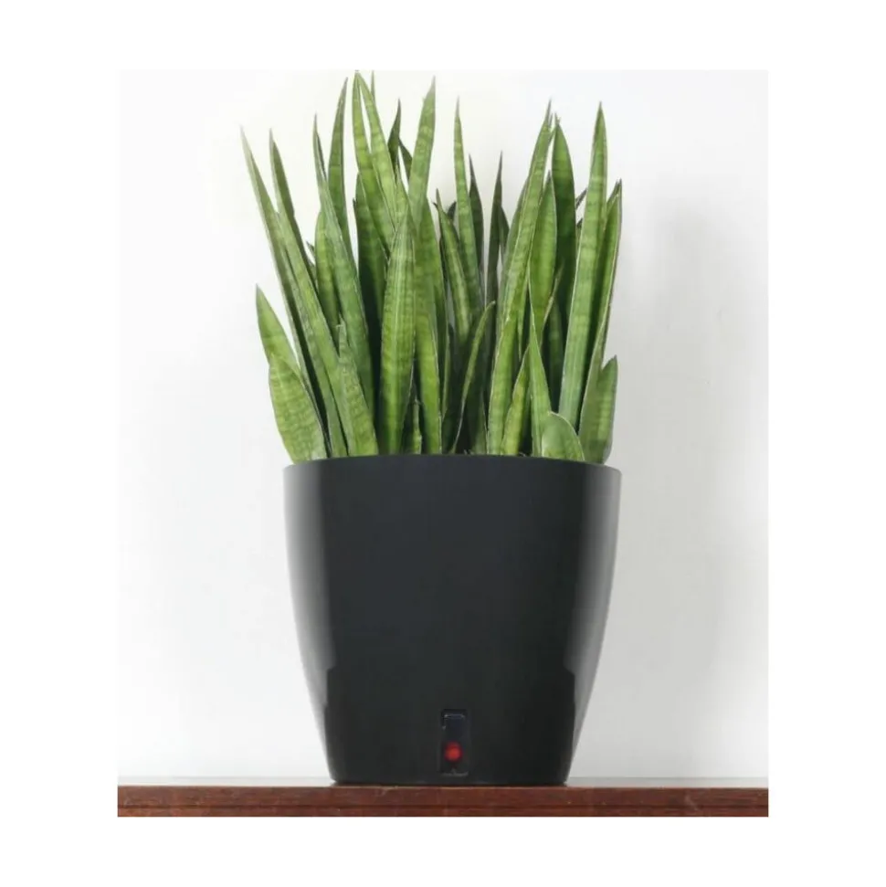 RIVIERA - Bac à fleurs rond - plastique ø 36 cm - bleu