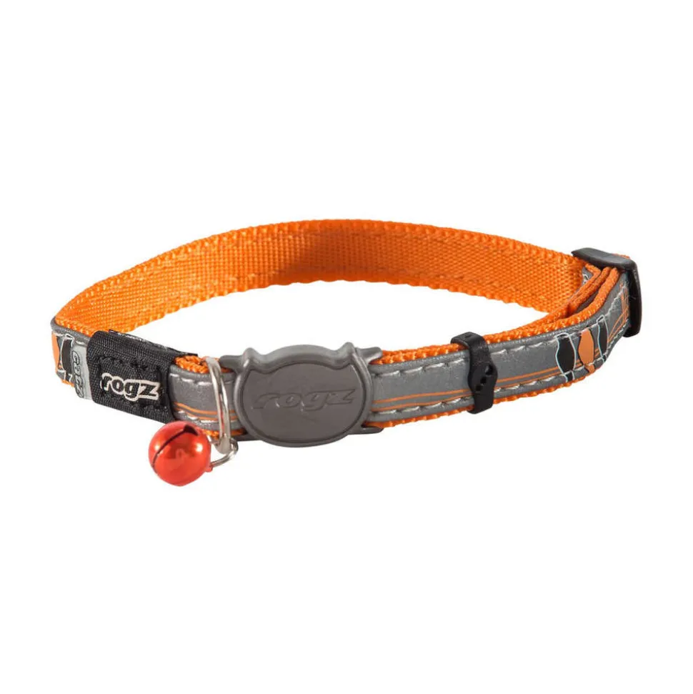 ROGZ - Collier Night pour chat : Orange