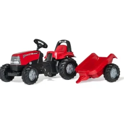 ROLLY TOYS - Tracteur a pedales + remorque rollykid 1170 cvx