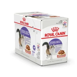 ROYAL CANIN - Bouchées sauce chat stérilisé de 1 à 7 ans Sterilised 12x85g