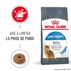 ROYAL CANIN - Croquettes chat Adulte limite prise de poids Light Weight 3kg
