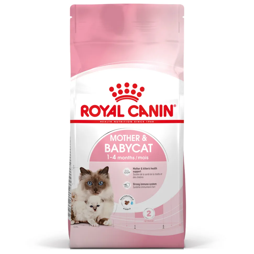 ROYAL CANIN - Croquettes chaton de 0 à 4 mois et chatte Mother&Babycat 2kg