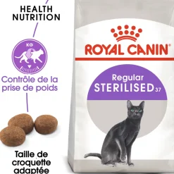ROYAL CANIN - Croquettes chat Adulte stérilisé de 1 à 7 ans Sterilised 4kg
