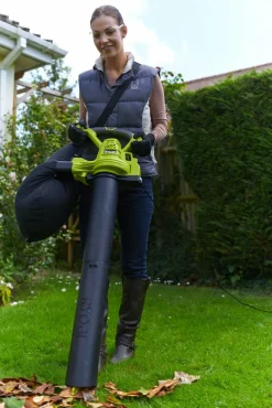 RYOBI - Aspirateur souffleur broyeur électrique ryobi rbv3000csv, 3000 w