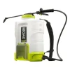 RYOBI - Pulvérisateur a dos 18 v - ryobi - jusqu'a 6,2 bars - débit 1 l/min a 1,8 l/min - réservoir 15 l