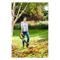 RYOBI - Souffleur 18v turbo jet - vitesse max. Soufflerie 160 km/h - 1 batterie lithium+ 18v 4,0 ah et 1 chargeur rapide 2,0 a