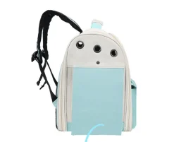 Sac à dos pour chat mcboson vert, anti-griffes pratique, bonne ventilation