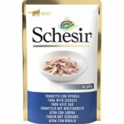 SCHESIR - Pâtée en gelée thon/poulet/crevettes chat (sachet 85g) - schesir 85 g