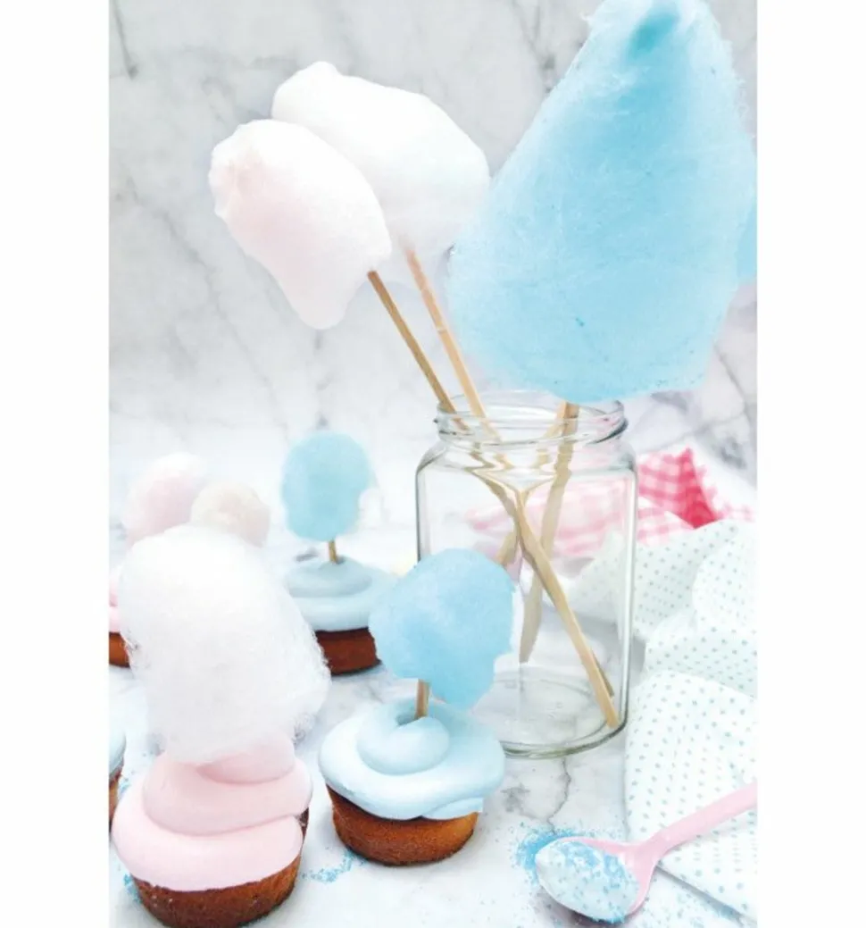 SCRAPCOOKING - 200 bâtonnets pour barbe à papa