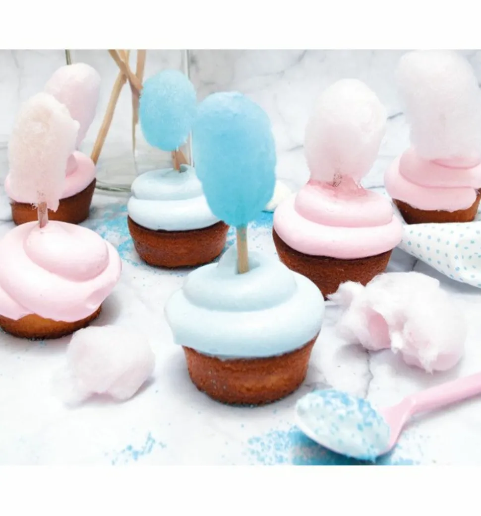 SCRAPCOOKING - 200 bâtonnets pour barbe à papa