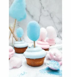 SCRAPCOOKING - 200 bâtonnets pour barbe à papa