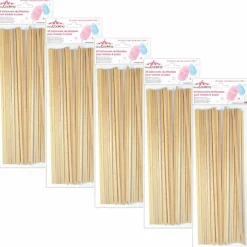 SCRAPCOOKING - 125 bâtonnets pour barbe à papa