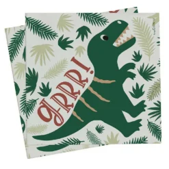 SCRAPCOOKING - 20 serviettes 33 x 33 cm - dino