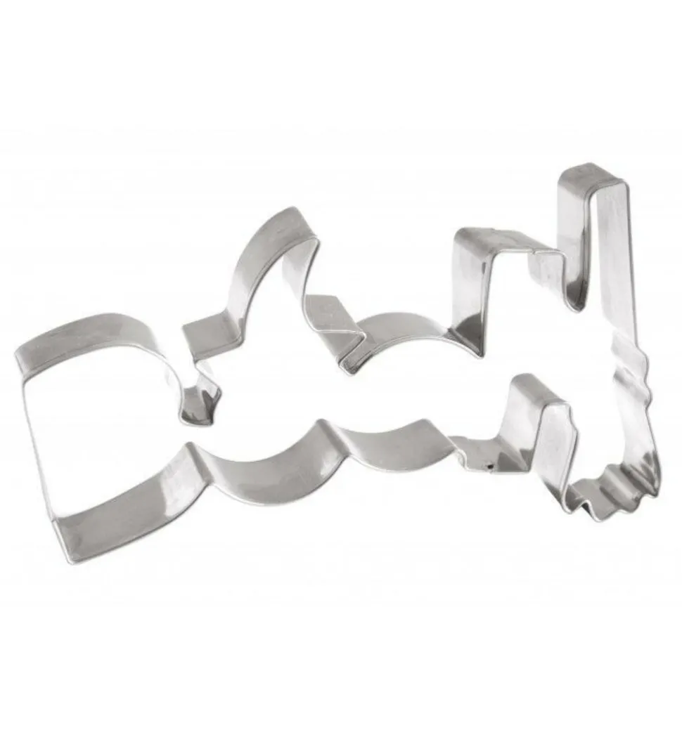 SCRAPCOOKING - Découpoir à biscuits en inox booh halloween + stylos alimentaires noir et blanc