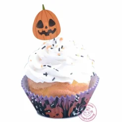 SCRAPCOOKING - Kit décoration halloween pour 24 cupcakes
