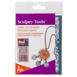 SCULPEY - Pochoirs pour sérigraphie sculpey - floral