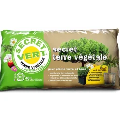 SECRET VERT - Terreau bio secret terre végétale 40 litres