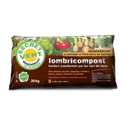 SECRET VERT - Terreau lombricompost régénérant 20 kg