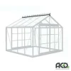 SERRES ACD PRESTIGE - Décoration faîtière en aluminium laqué, longueur 5 vitres