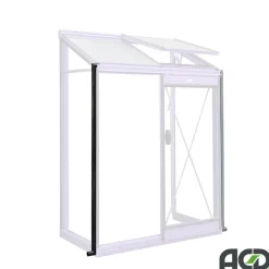 SERRES ACD PRESTIGE - Set de descentes d'eau en PVC noir pour serre ACD Prestige