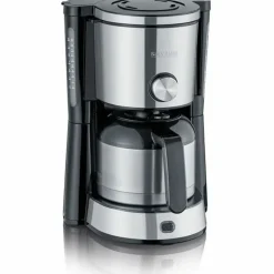 SEVERIN - Cafetière filtre isotherme - 8 tasses - 1 l - 1 000 w - sélecteur d'arôme - inox/noir